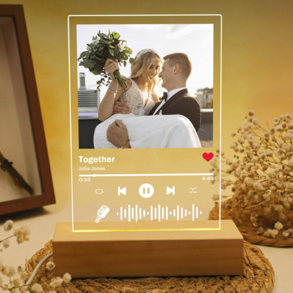 Décor personnalisé cadeau de mariage pour couple avec 3 D personnalisé