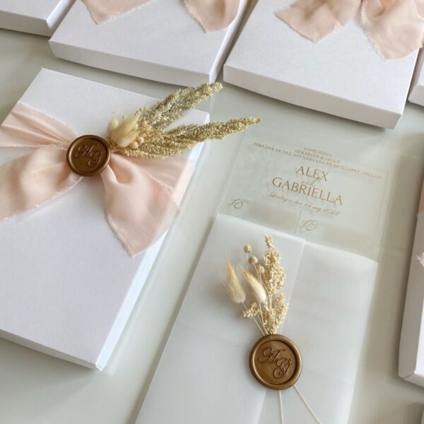 Faire part personnalisé avec boite