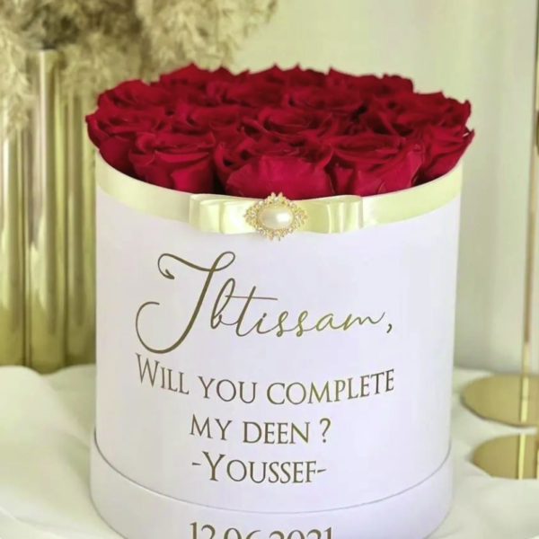 Boite Fleur Demande De Mariage