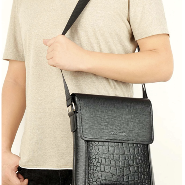 Sac à bandoulière en relief de Crocodile