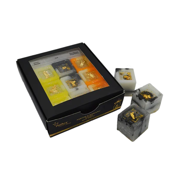 PARFUM D'AMBIANCE SOLIDE AVEC FEUILLE D'OR