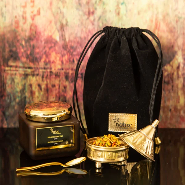 SERGHINA OUD PACK POCHETTE VELOUR AVEC TAIFUR